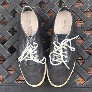 SeaVees Oiled Leather Legend Sneaker Black